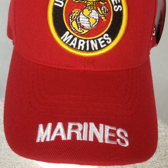 Sam's Head Other - United States Marine Red Adjustable Cap - NWT